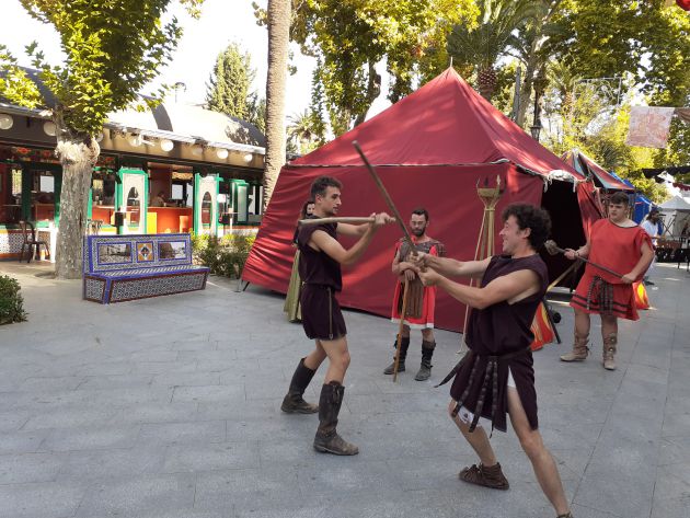 Entrenamiento en Campamento Romano. Entrenamiento en Campamento Romano.