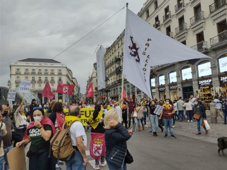 Varios colectivos de la provincia participaron en la protesta Varios colectivos de la provincia participaron en la protesta