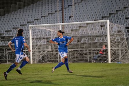 Jurado celebrando su gol ante el Tomares Jurado celebrando su gol ante el Tomares