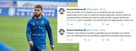 .Comunicado publicado por Shashoua en Twitter el pasado sábado. .Comunicado publicado por Shashoua en Twitter el pasado sábado.