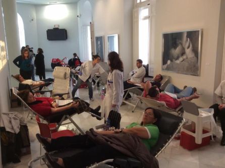 Maratón de donación de sangre en el palacio consistorial Maratón de donación de sangre en el palacio consistorial
