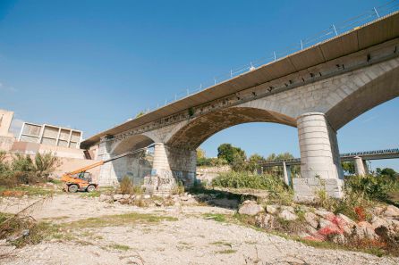Obras de ampliación del Pont d'Alacant Obras de ampliación del Pont d'Alacant