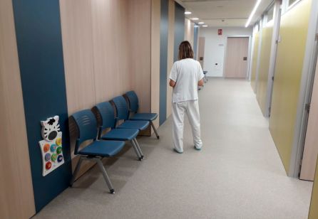 Imagen de la nueva planta de pediatría recien inaugurada Imagen de la nueva planta de pediatría recien inaugurada
