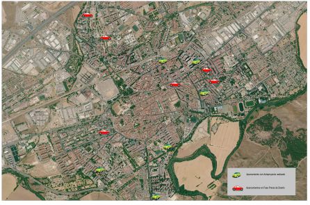 Plano del Plan municipal de aparcamientos Plano del Plan municipal de aparcamientos
