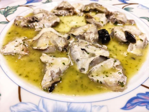 Kokotxas en salsa verde Kokotxas en salsa verde