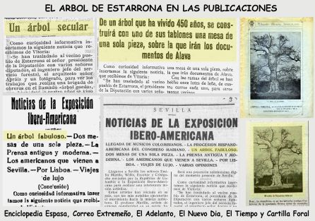 El árbol en las publicaciones El árbol en las publicaciones