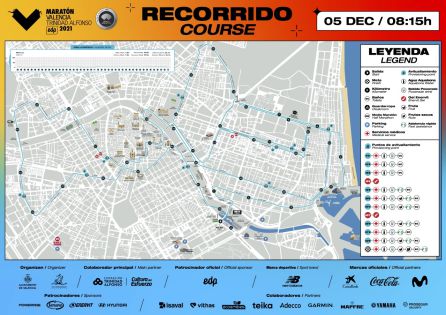 Recorrido Maratón Valencia 2021 Recorrido Maratón Valencia 2021