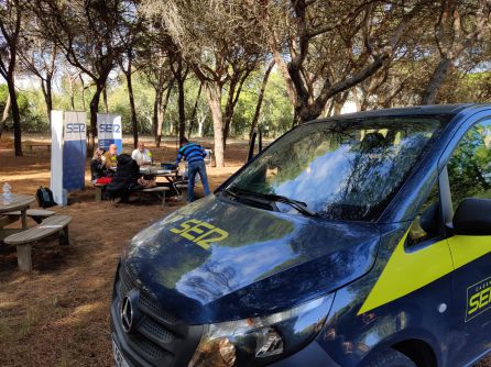 Hoy por Hoy Huelva de la Cadena SER en directo desde la Laguna primera de Palos de la Frontera (Huelva) con motivo de la conmemoración de su 20 aniversario Hoy por Hoy Huelva de la Cadena SER en directo desde la Laguna primera de Palos de la Frontera (Huelva) con motivo de la conmemoración de su 20 aniversario