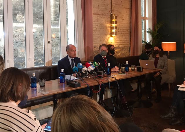 Francisco Camps durante la rueda de prensa de este miércoles Francisco Camps durante la rueda de prensa de este miércoles
