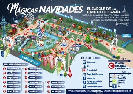 Plano de las Mágicas Navidades Plano de las Mágicas Navidades