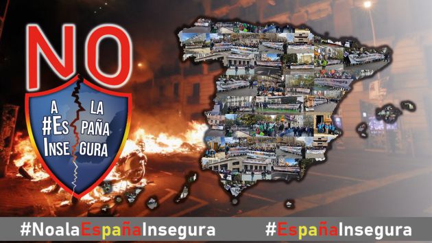 Imagen distribuida por la plataforma para mostrar el alcance territorial de su reivindicación Imagen distribuida por la plataforma para mostrar el alcance territorial de su reivindicación