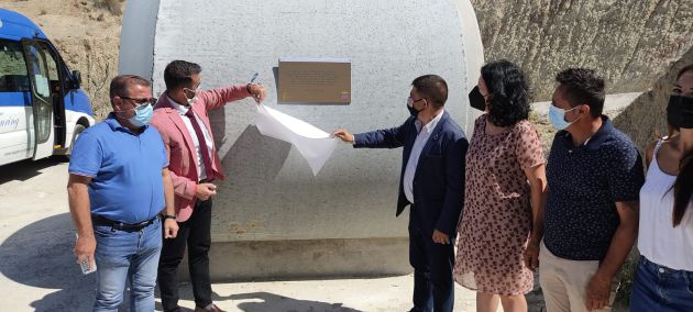 La obra fue inaugurada y puesta en servicio el pasado mes de julio por el presidente Fco Reyes La obra fue inaugurada y puesta en servicio el pasado mes de julio por el presidente Fco Reyes
