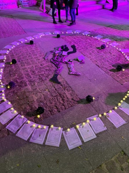 Concentración convocada por la Asamblea Feminista en Elda Concentración convocada por la Asamblea Feminista en Elda