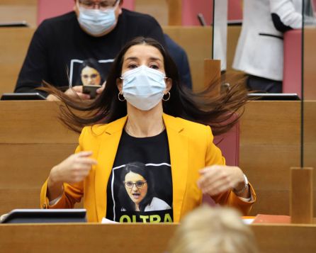 La portavoz de Ciudadanos en les Corts, Ruth Merino La portavoz de Ciudadanos en les Corts, Ruth Merino