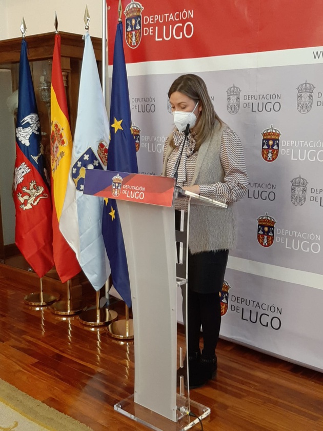 Pilar García Porto, portavoz socialista en la Diputación de Lugo. Pilar García Porto, portavoz socialista en la Diputación de Lugo.