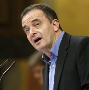 El portavoz de ERC, Alfred Bosch, durante su intervención esta tarde en el pleno del Congreso de los Diputados. El portavoz de ERC, Alfred Bosch, durante su intervención esta tarde en el pleno del Congreso de los Diputados.
