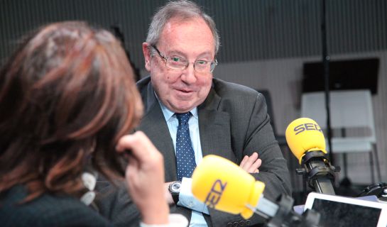 El presidente de Freixenet, José Luis Bonet, durante su entrevista en Hoy por Hoy El presidente de Freixenet, José Luis Bonet, durante su entrevista en Hoy por Hoy
