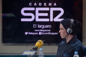 El jugador del Real Madrid, en los estudios de la SER. El jugador del Real Madrid, en los estudios de la SER.