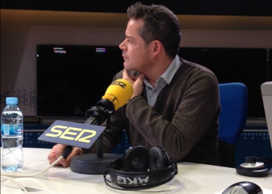 Jorge Sanz, en un momento de la entrevista en 'La Ventana' Jorge Sanz, en un momento de la entrevista en 'La Ventana'