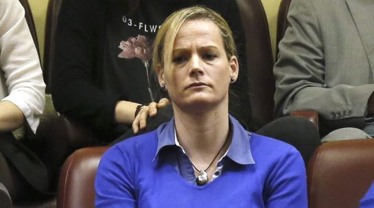 La capitán del Ejército Zaida Cantera, en el Congreso La capitán del Ejército Zaida Cantera, en el Congreso