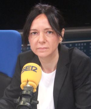 Belén Barreiro en los estudios de la Cadena Ser Belén Barreiro en los estudios de la Cadena Ser