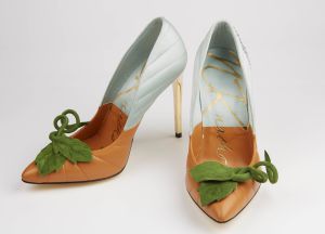 Zapato perteneciente a la Exposición de la Cenicienta, Madrid. Zapato perteneciente a la Exposición de la Cenicienta, Madrid.