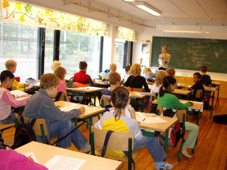 Finlandia, según el informe PISa posee el mejor sistema educativo de Europa y uno de los mejores del mundo.
