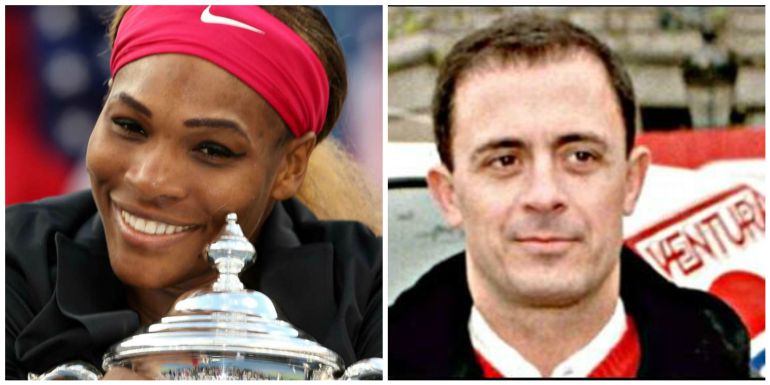 Serena Williams con Jordi Pujol Junior Serena Williams con Jordi Pujol Junior