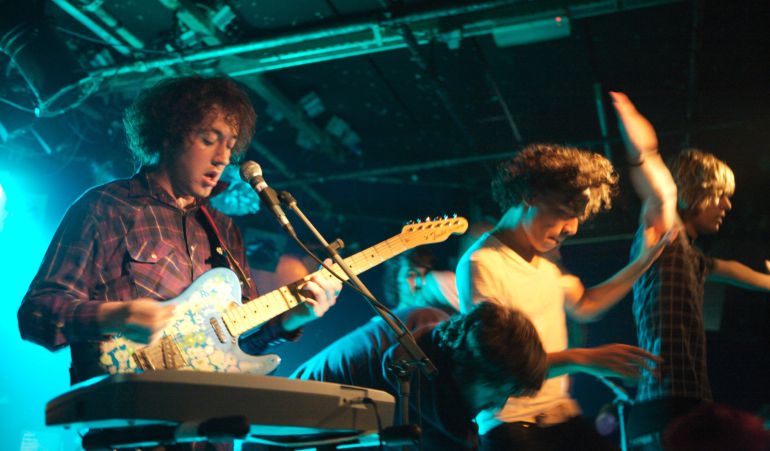 'The Wombats', durante una actuación 'The Wombats', durante una actuación