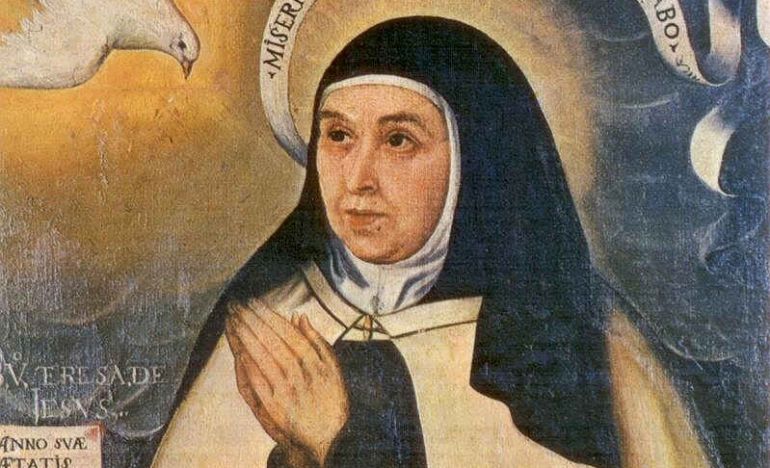 El retrato más exacto al aspecto real de Santa Teresa El retrato más exacto al aspecto real de Santa Teresa
