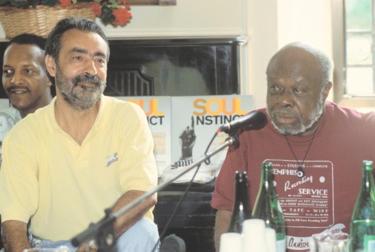 Graziano junto a Rufus Thomas en la edición de 1997 Graziano junto a Rufus Thomas en la edición de 1997