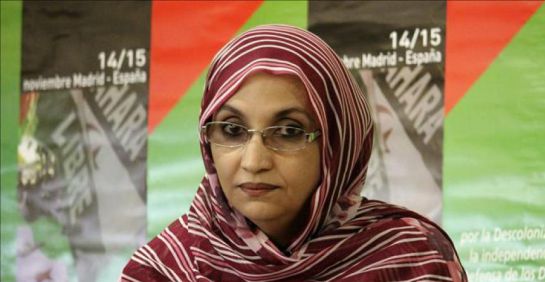 Aminatou Haidar, en una imagen de archivo Aminatou Haidar, en una imagen de archivo