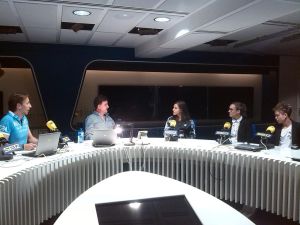 Vero Boquete, Priscila Borja y Amanda Sampedro en su visita a 'El Larguero'. Vero Boquete, Priscila Borja y Amanda Sampedro en su visita a 'El Larguero'.