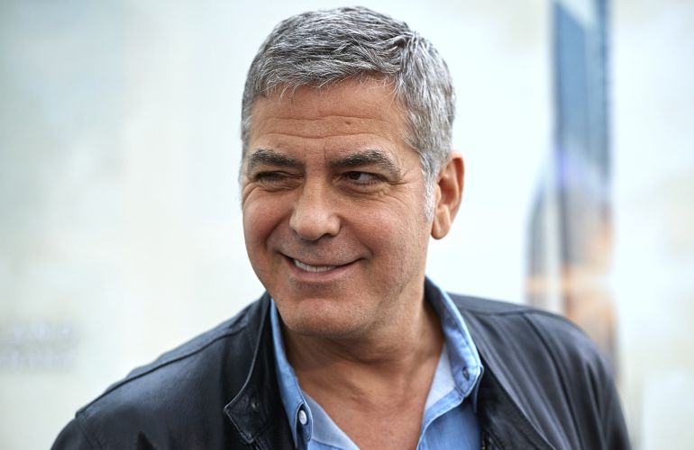 George Clooney en La Ciudad de las Artes y las Ciencias durante la presentación de 'Tomorrowland'. George Clooney en La Ciudad de las Artes y las Ciencias durante la presentación de 'Tomorrowland'.