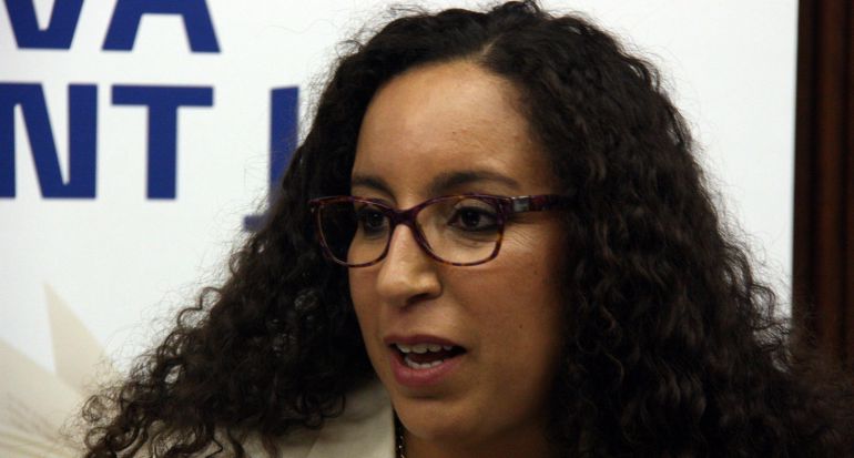 Najat El Hachmi, escritora de origen marroquí, que esta semana ha ganado el Premio Sant Joan de literatura en catalán Najat El Hachmi, escritora de origen marroquí, que esta semana ha ganado el Premio Sant Joan de literatura en catalán