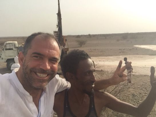 Arístides Bermejo, buscando agua en Etiopía con la 'Fundación Ayudare'. Arístides Bermejo, buscando agua en Etiopía con la 'Fundación Ayudare'.