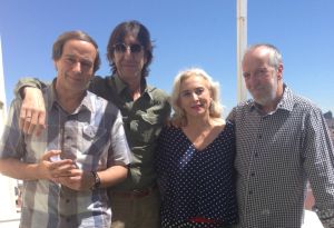 Isaías Lafuente, Benjamín Prado, Mariola Cubells y Pancho Varona Isaías Lafuente, Benjamín Prado, Mariola Cubells y Pancho Varona