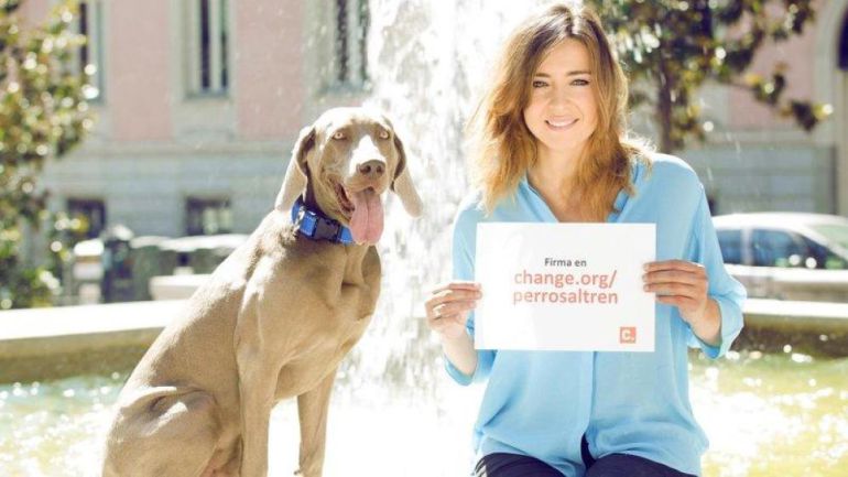 Sandra Barneda: "Queremos concienciar de los derechos de los perros" Sandra Barneda: "Queremos concienciar de los derechos de los perros"