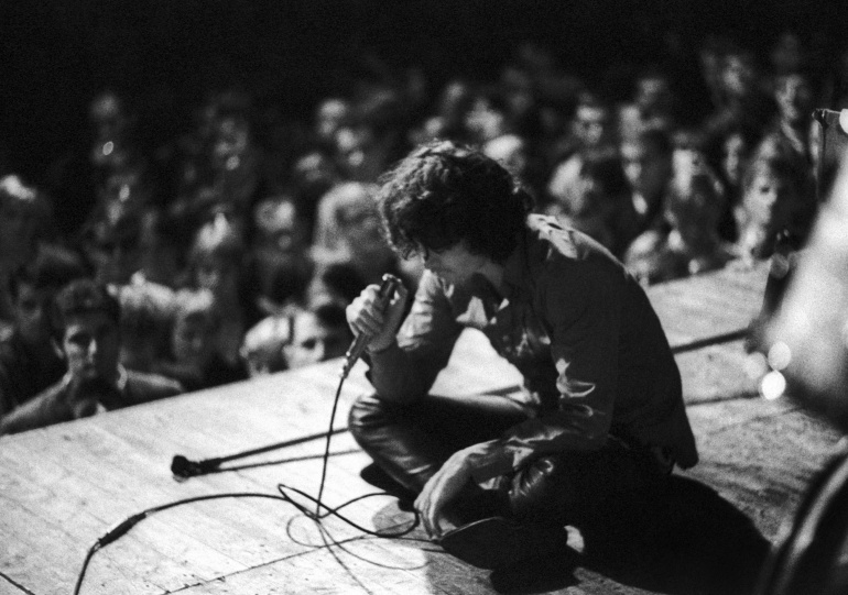 Jim Morrison durante una actuación en 1968 Jim Morrison durante una actuación en 1968
