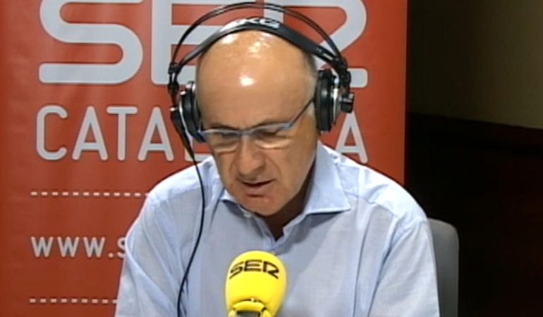 Duran i Lleida en los estudios de Radio Barcelona Duran i Lleida en los estudios de Radio Barcelona