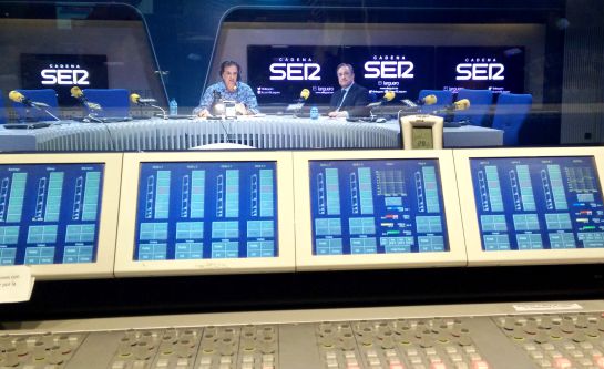 Florentino Pérez, en la entrevista con José Ramón de la Morena. Florentino Pérez, en la entrevista con José Ramón de la Morena.
