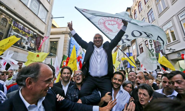 El secretario general del Partido Socialista de Portugal Antonio Costa El secretario general del Partido Socialista de Portugal Antonio Costa