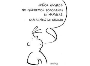 La faceta de dibujante de Tonucci le permite plasmar algunas de sus mensajes en viñetas La faceta de dibujante de Tonucci le permite plasmar algunas de sus mensajes en viñetas