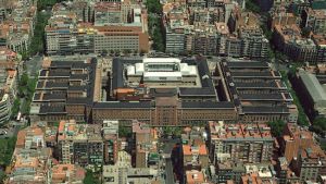 Imagen aérea de las instalaciones del Hospital Clinic de Barcelona Imagen aérea de las instalaciones del Hospital Clinic de Barcelona