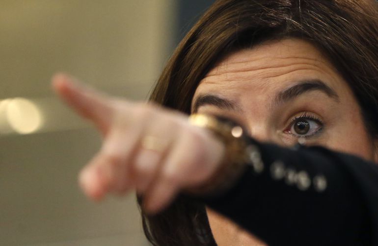 La vicepresidenta del Gobierno, Soraya Sáenz de Santamaría, en una fotografía de archivo. La vicepresidenta del Gobierno, Soraya Sáenz de Santamaría, en una fotografía de archivo.