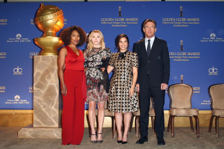 Angela Bassett, Chloe Grace Moretz, America Ferrera y Dennis Quaid, los encargados de anunciar los nominados a los Globos de Oro Angela Bassett, Chloe Grace Moretz, America Ferrera y Dennis Quaid, los encargados de anunciar los nominados a los Globos de Oro