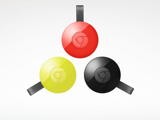 Varios colores del nuevo Chromecast Varios colores del nuevo Chromecast