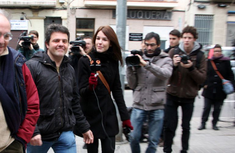 Josep Manel Busqueta, a su llegada a la reunión del Consejo Político de la CUP Josep Manel Busqueta, a su llegada a la reunión del Consejo Político de la CUP