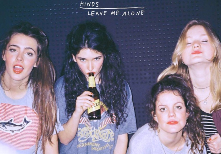 Portada del primer disco de Hinds Portada del primer disco de Hinds