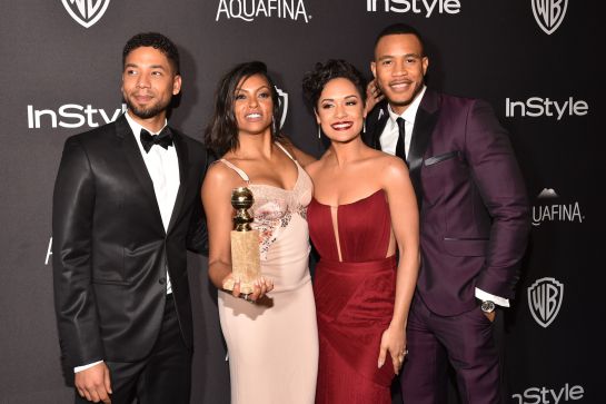 Taraji P. Henson, en su salsa tras recoger el Globo de Oro Taraji P. Henson, en su salsa tras recoger el Globo de Oro